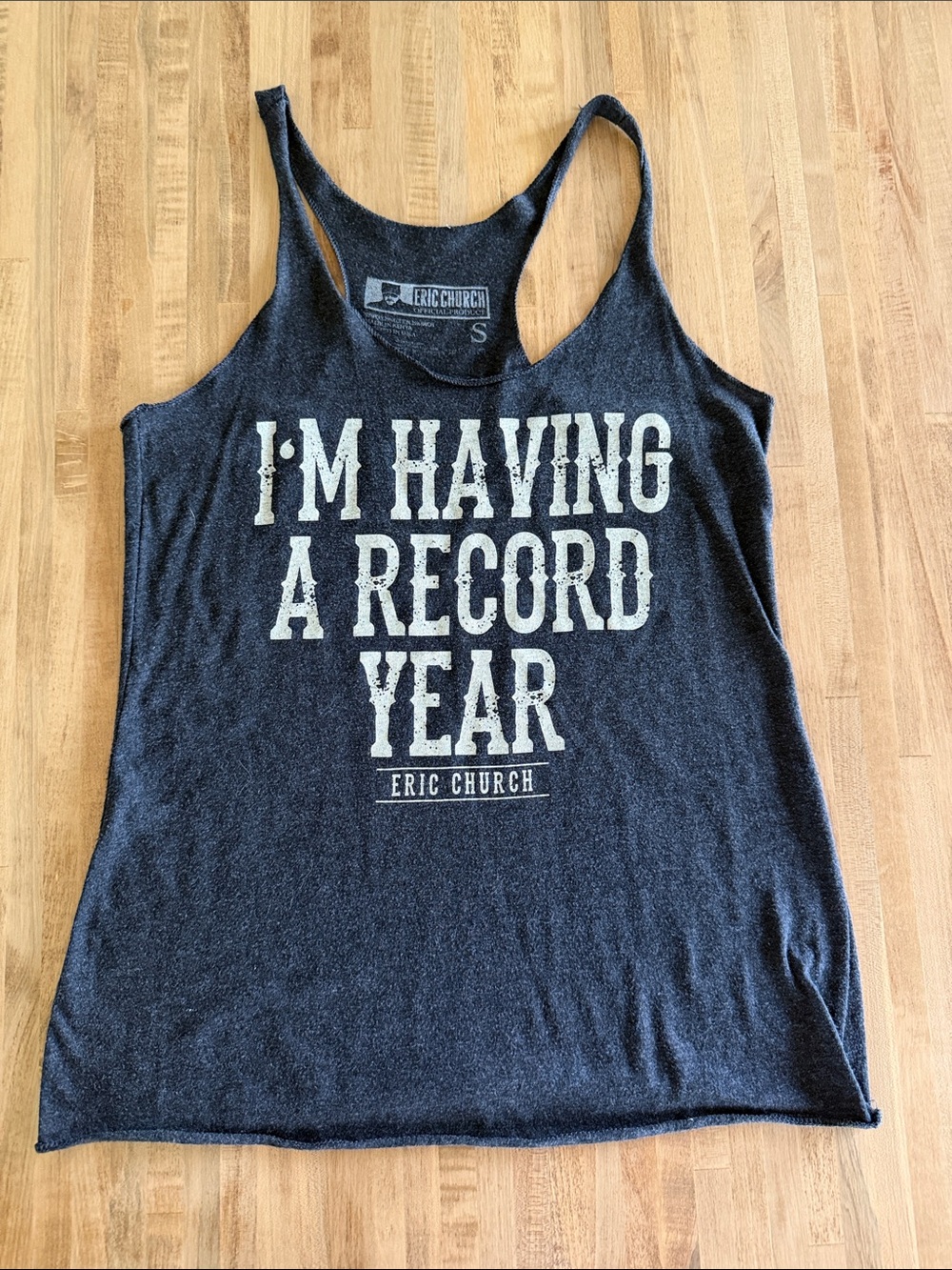 Eric Church 'I'm Having a Record Year' Black Graphic Tank
